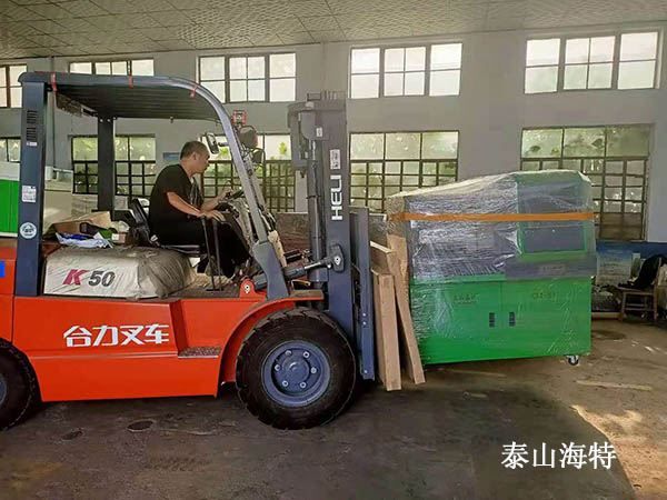 泰山海特牌試驗臺專(zhuān)車(chē)送貨